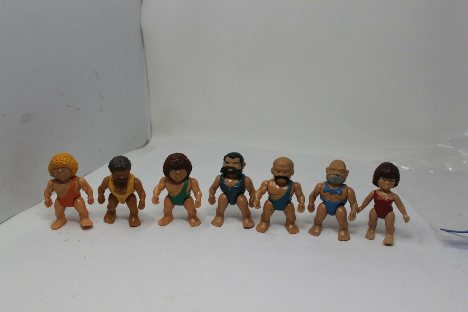 1987 Playskool 7 Caveman Lot Action Figures