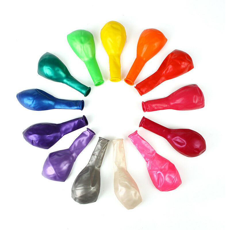 100pcs 12-inch Balloon Latex All Colors For Wedding Birthday Bachelorette Party