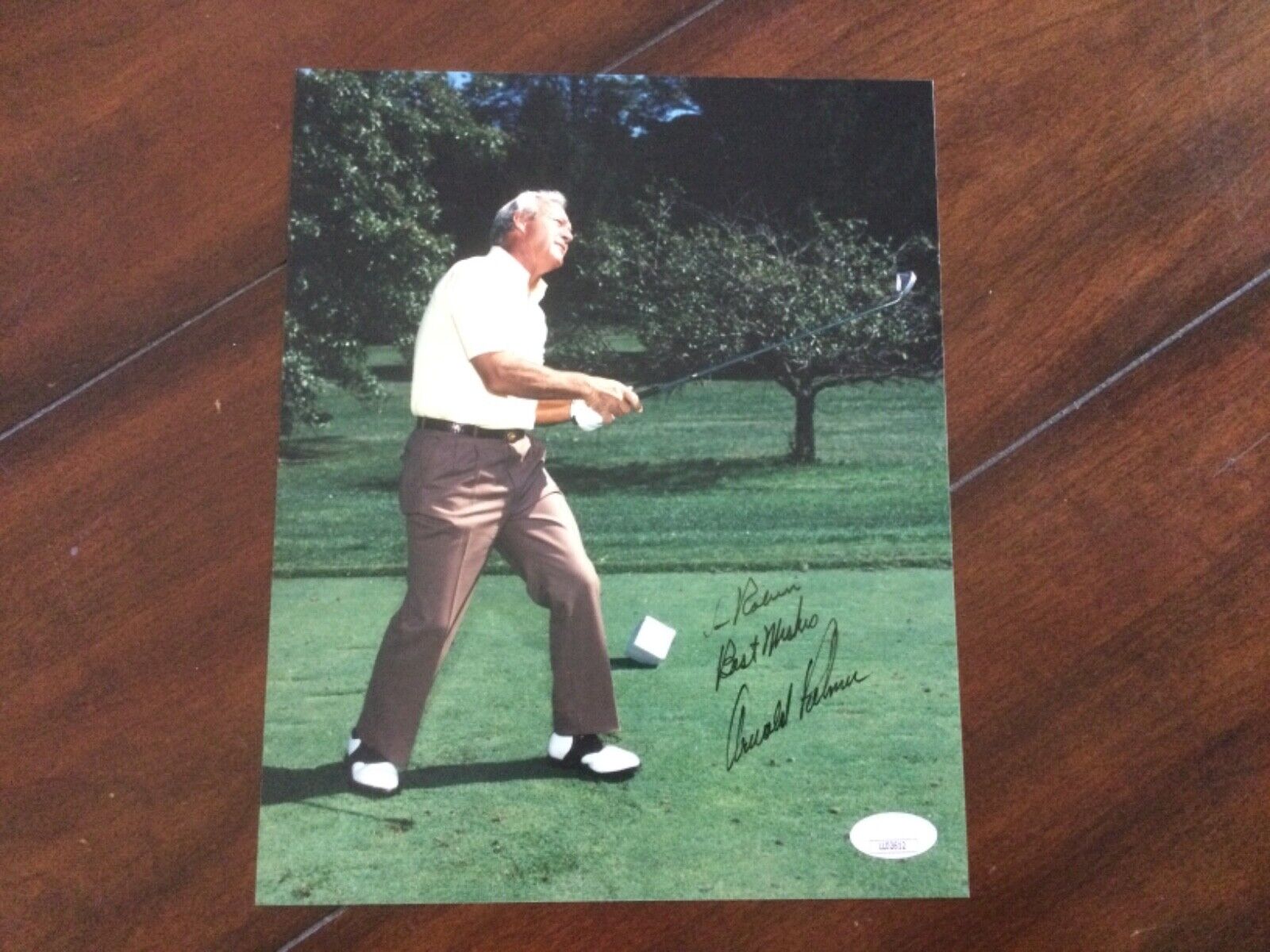 Arnold Palmer Golf Signed Autograph 8 X 10 Photo Jsa Certification