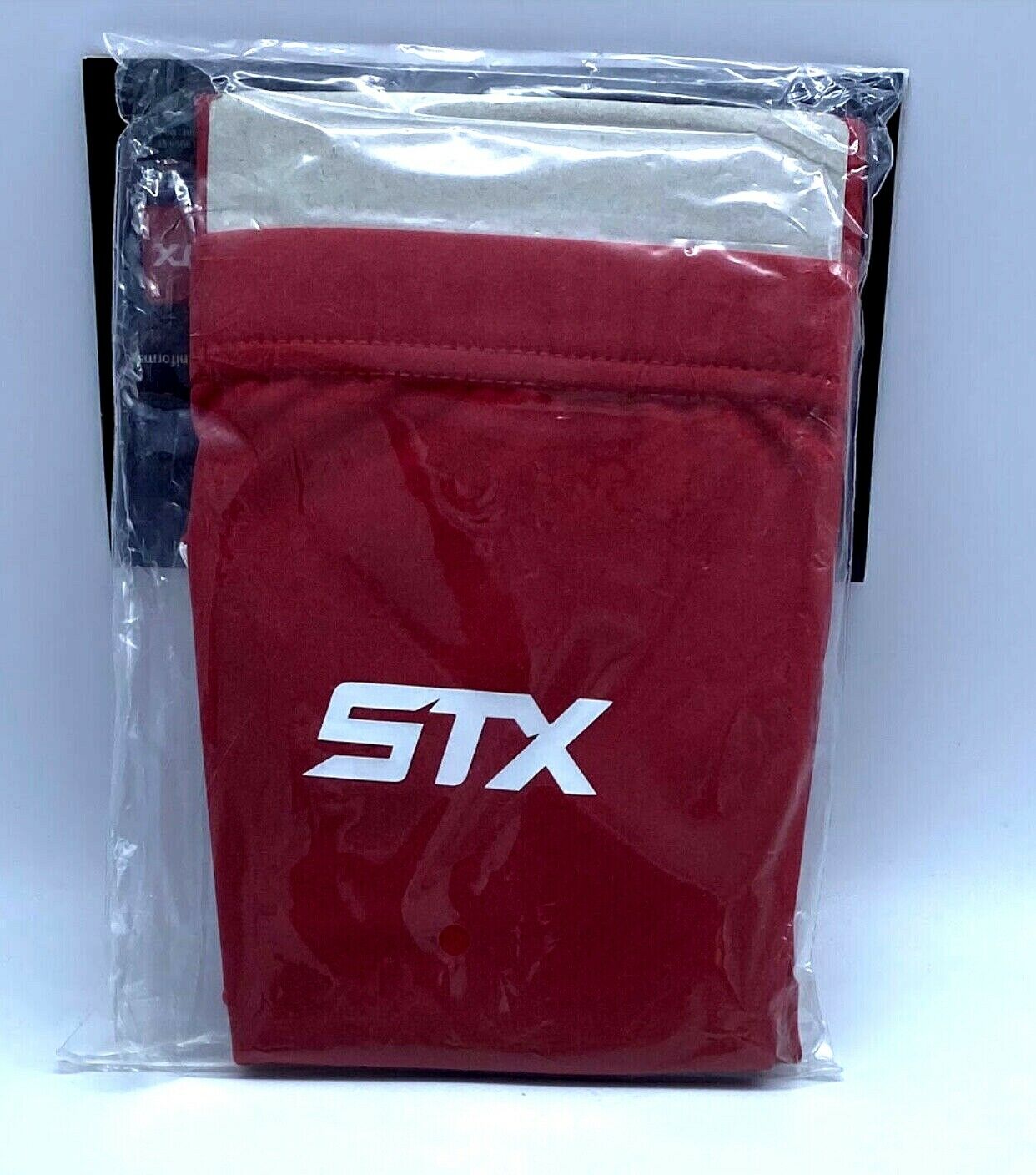 Stx Shin Guard Sock- Brand New -red Shin Guard Sock