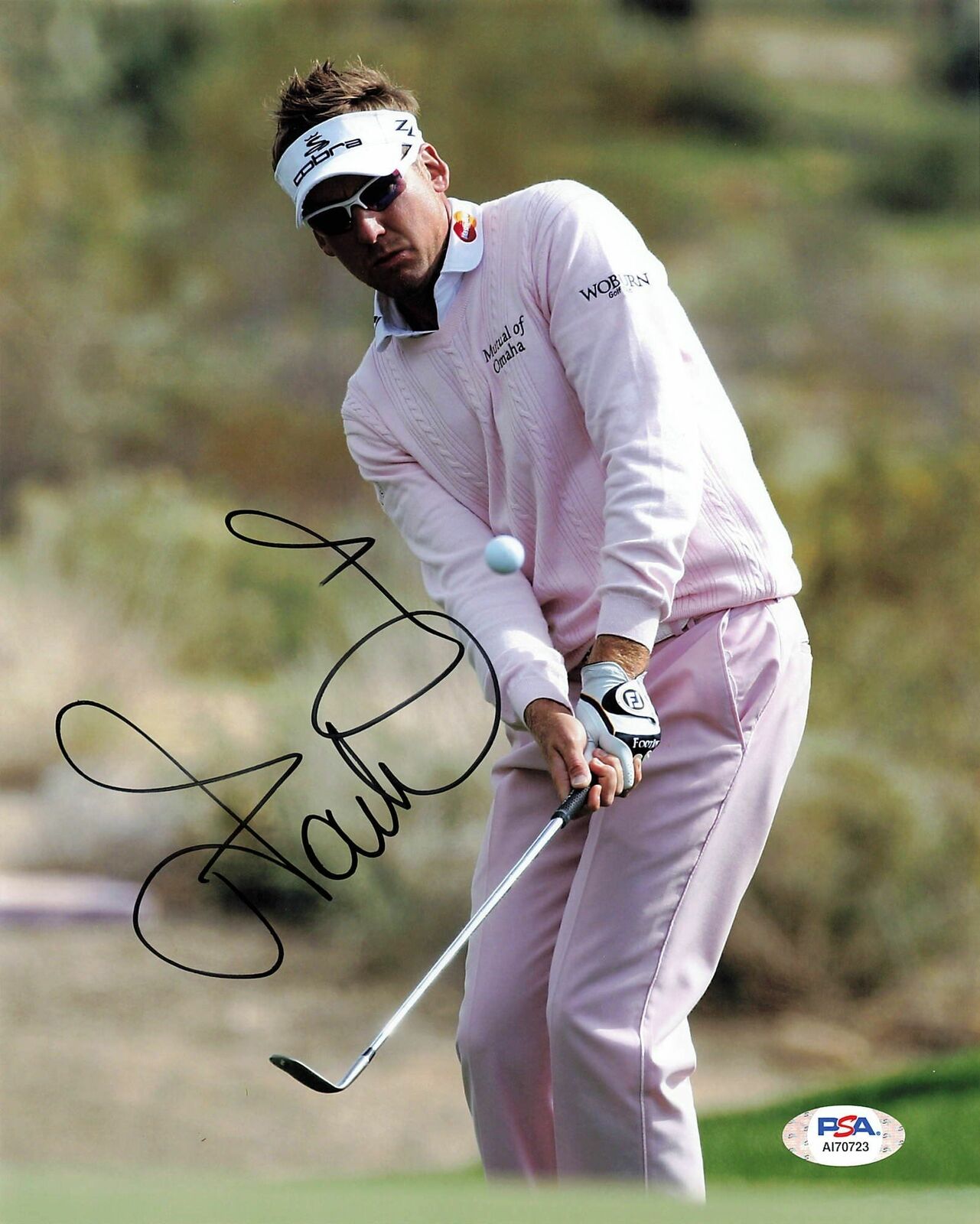 Ian Poulter Signed 8x10 Photo Psa/dna Autographed Golf