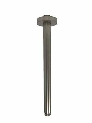 Ceiling Mount Shower Arm And Escutcheon With 1/2-inch Npt Thread 12" Stainles...