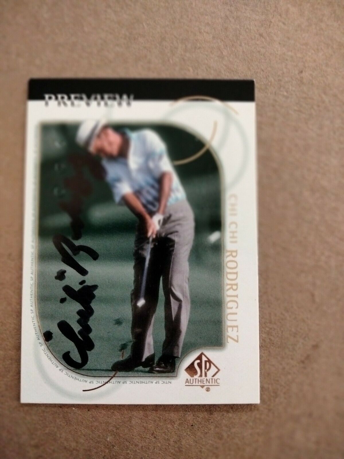 Chi Chi Rodriguez Autographed Trading Card Pga Golf