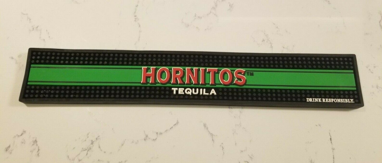Hornitos Tequila Bar Rail Mat - 23" Black