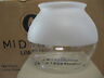 1/2 Frosted Gas Light Globe  #1324   For Midstate Model 450 Indoor Gas Light