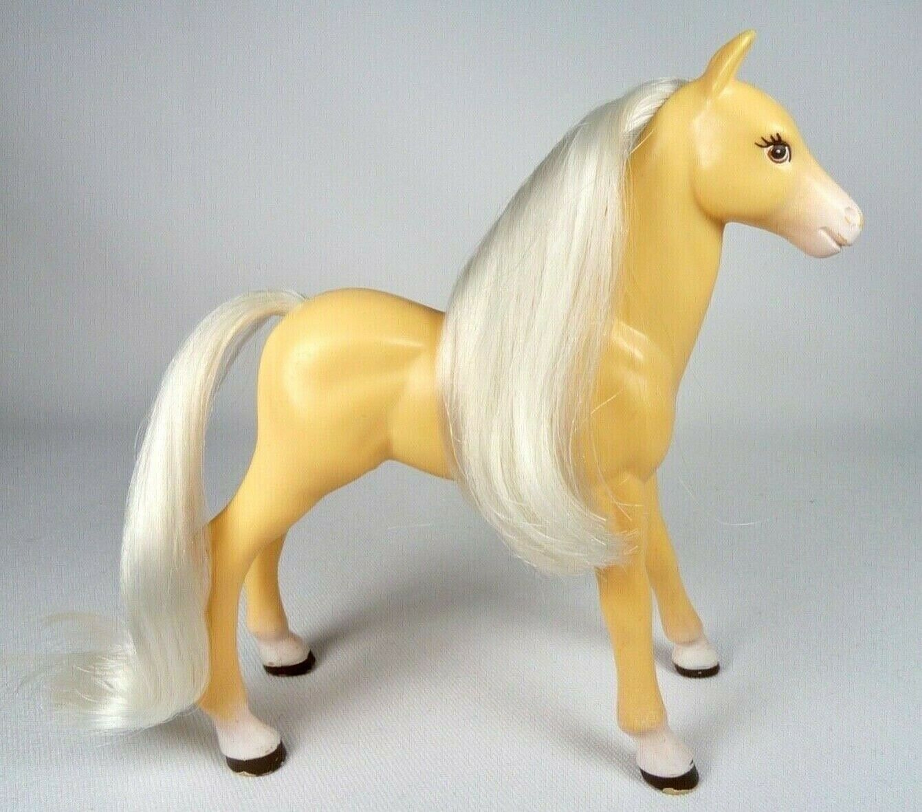 Playskool Dollhouse Stable Horse 5" Twin Pony Palomino 1993