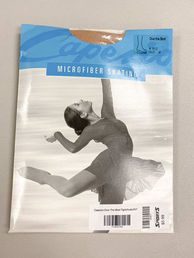 Capezio Microfiber Over The Boot Skating Tights- Adult M- New!!!