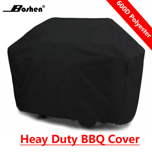 Boshen 58" 64" 70" 72" Heavy Duty Bbq Grill Cover Gas Barbecue Waterproof Black