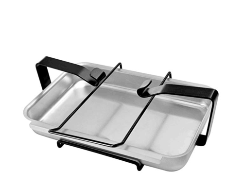 Aluminum Gas Grill Catch Pan Holder/grease Collection Griddle For Weber 7515