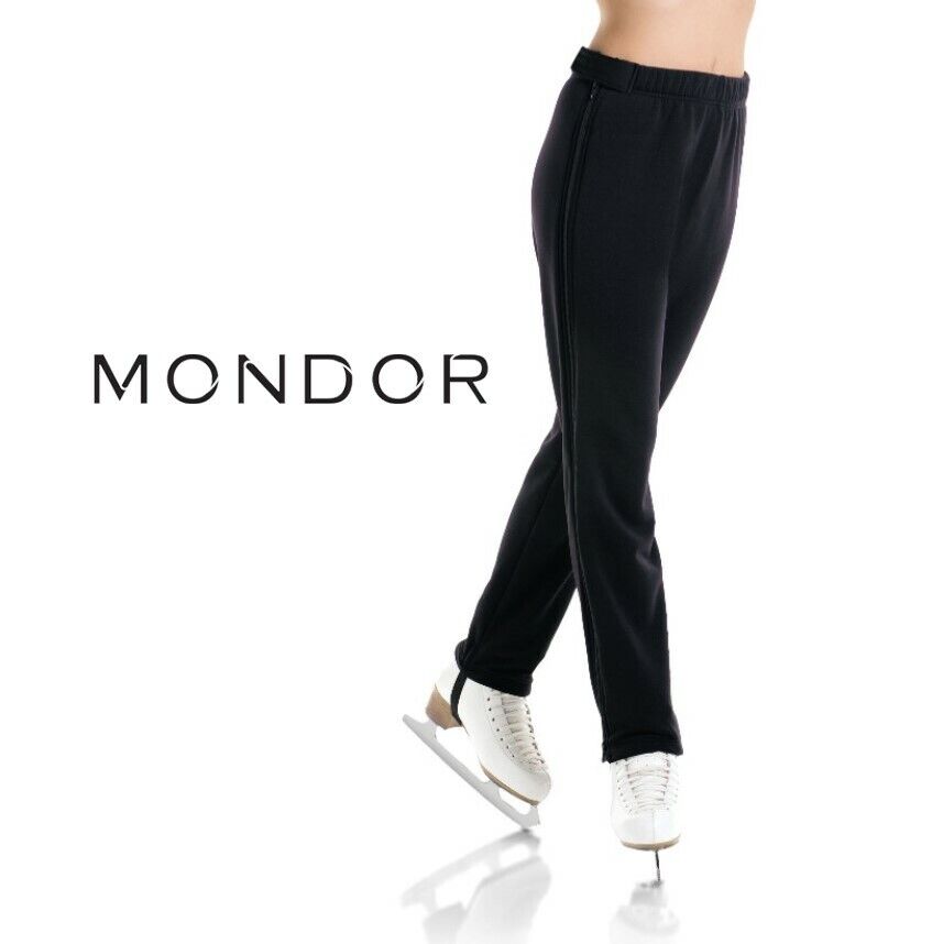 Mondor® New Polartec® Figure Skating Pants Black Many Sizes Child & Adult Sizes